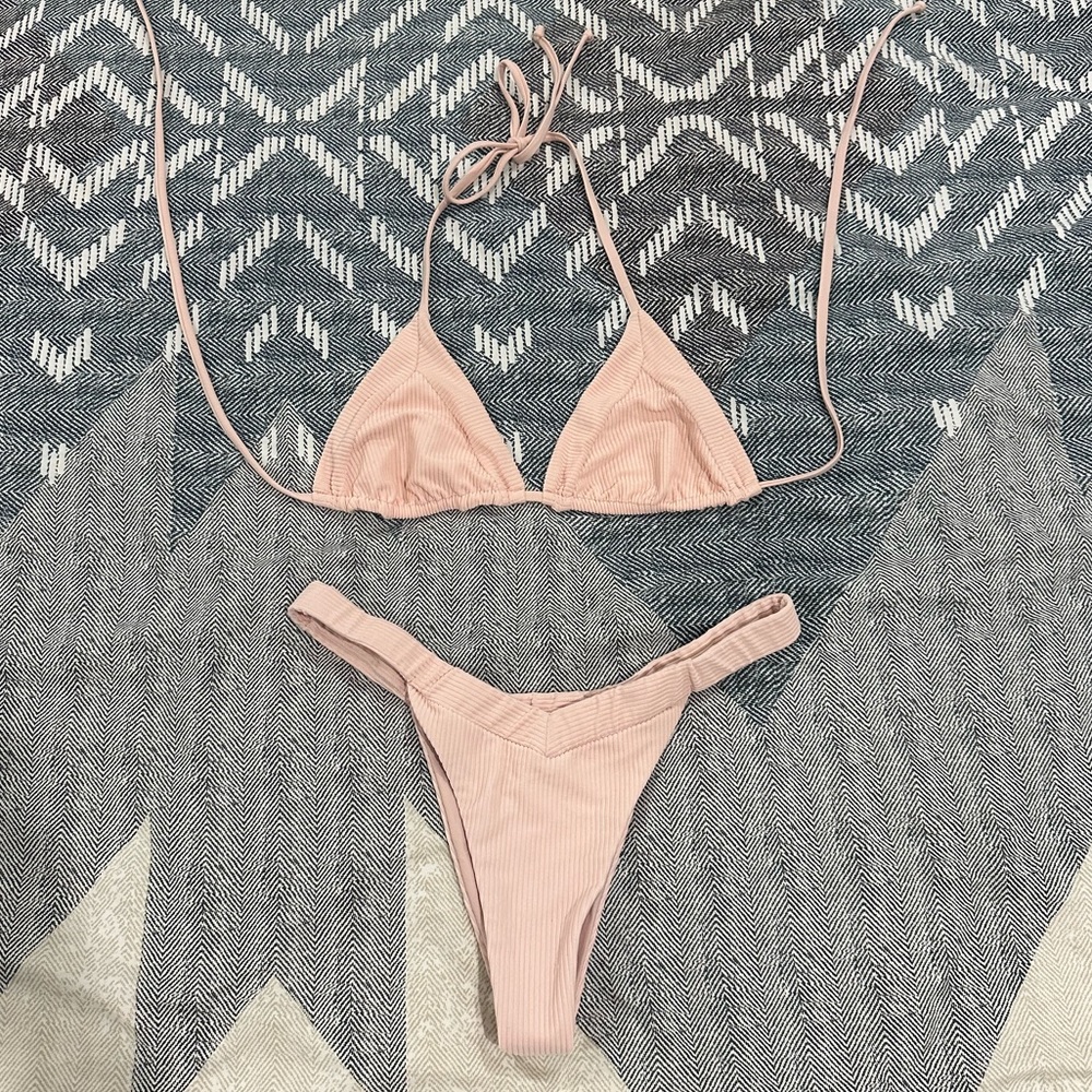 Frankie’s Bikinis ribbed bikini
